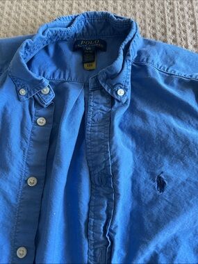 Polo by Ralph Lauren Boys Blue Button-Down Shirt
